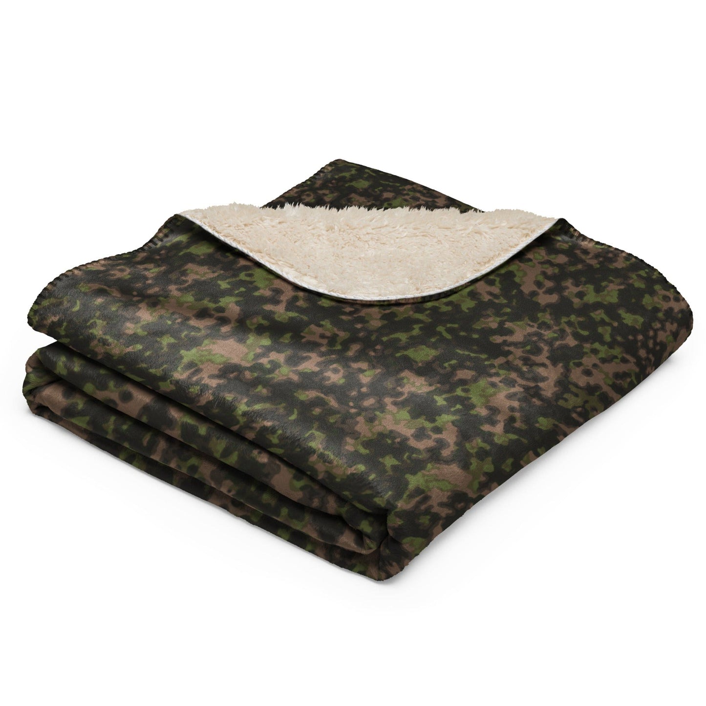 German Rauchtarnmuster Spring CAMO Sherpa blanket - Blankets