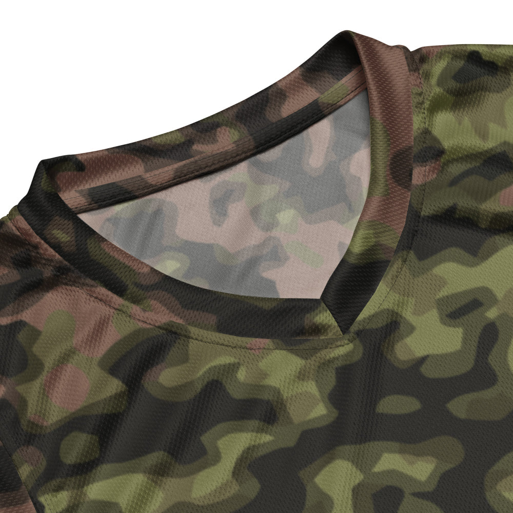 German WW2 Rauchtarnmuster Blurred Edge Spring CAMO unisex basketball jersey - Unisex Basketball Jersey