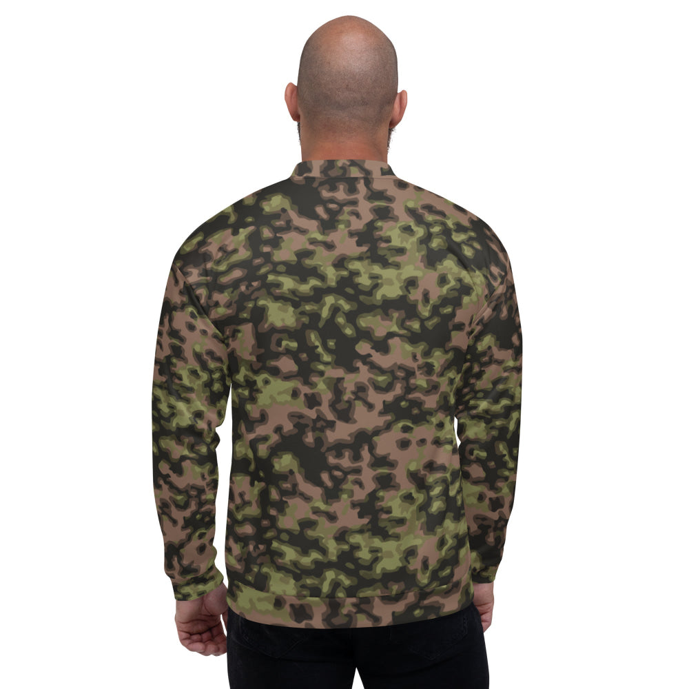 German WW2 Rauchtarnmuster Blurred Edge Spring CAMO Unisex Bomber Jacket