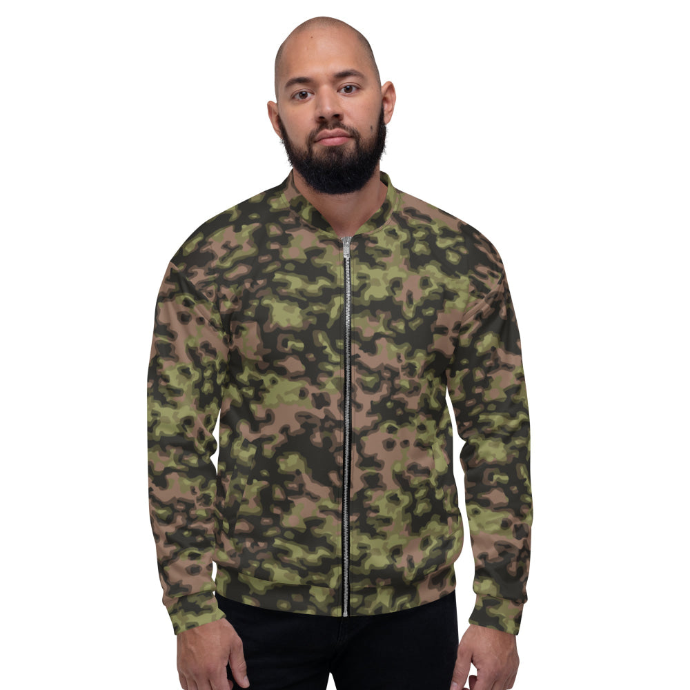 German WW2 Rauchtarnmuster Blurred Edge Spring CAMO Unisex Bomber Jacket