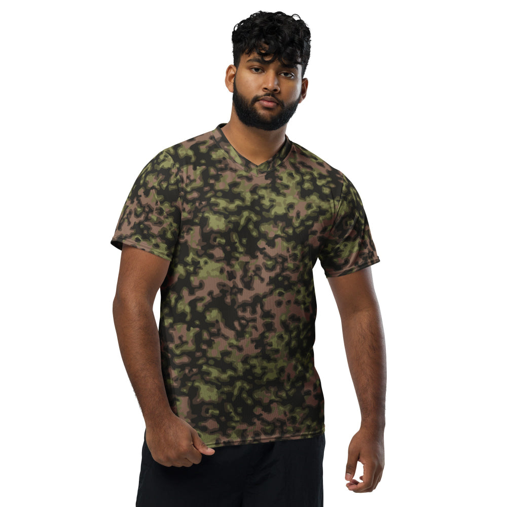 German WW2 Rauchtarnmuster Blurred Edge Spring CAMO unisex sports jersey - Unisex Sports Jersey