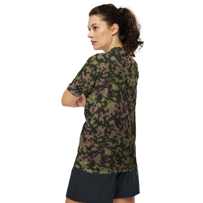 German WW2 Rauchtarnmuster Blurred Edge Spring CAMO unisex sports jersey - Unisex Sports Jersey