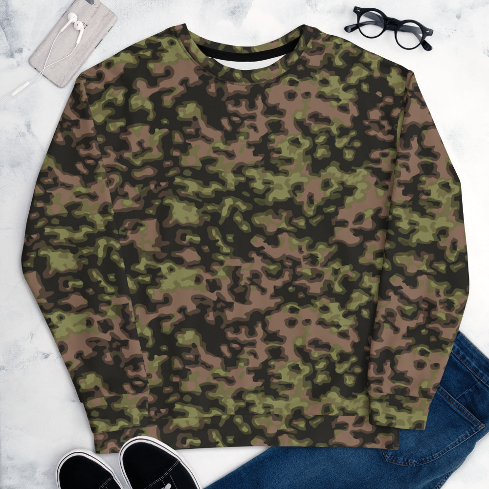 German WW2 Rauchtarnmuster Blurred Edge Spring CAMO Unisex Sweatshirt