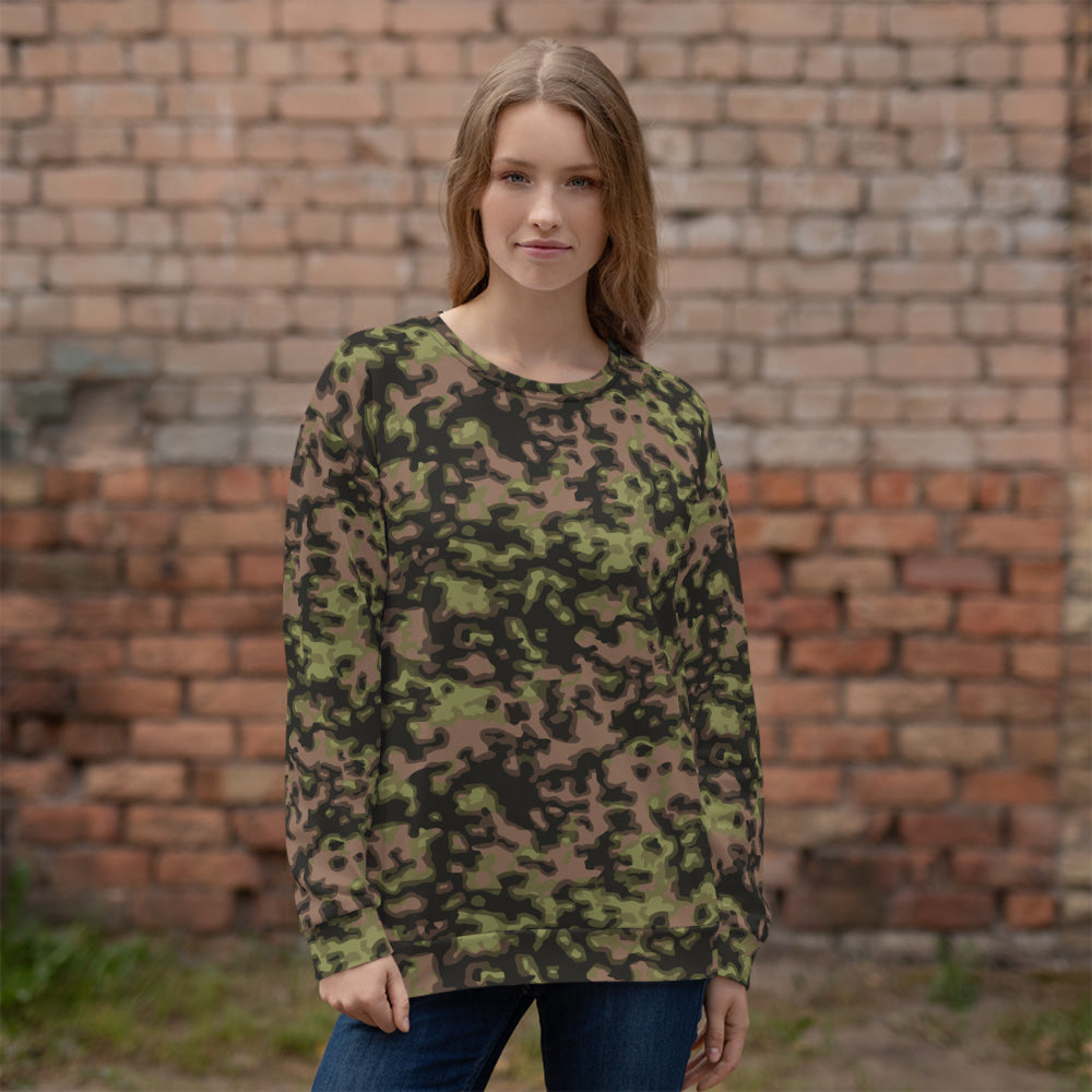 German WW2 Rauchtarnmuster Blurred Edge Spring CAMO Unisex Sweatshirt