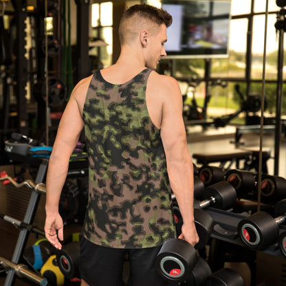 German WW2 Rauchtarnmuster Blurred Edge Spring CAMO Unisex Tank Top