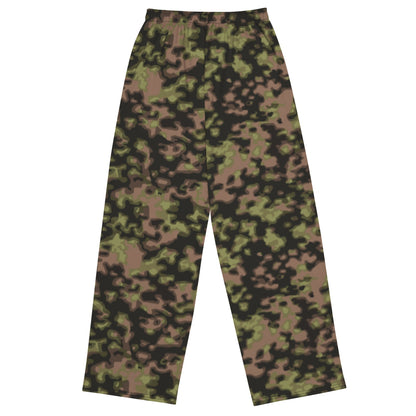 German WW2 Rauchtarnmuster Blurred Edge Spring CAMO unisex wide-leg pants - Unisex Wide-Leg Pants