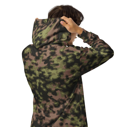 German WW2 Rauchtarnmuster Blurred Edge Spring CAMO Unisex zip hoodie - Zip Hoodie