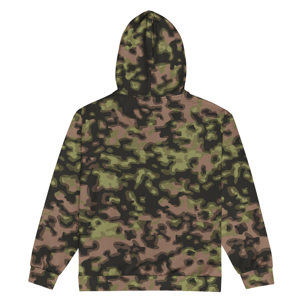 German WW2 Rauchtarnmuster Blurred Edge Spring CAMO Unisex zip hoodie - Zip Hoodie