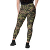 German Rauchtarnmuster Summer Faded CAMO Women’s Leggings with pockets