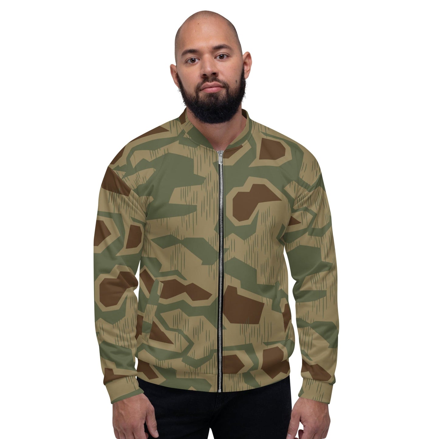 German WW2 Sumpfmuster 43 CAMO Unisex Bomber Jacket