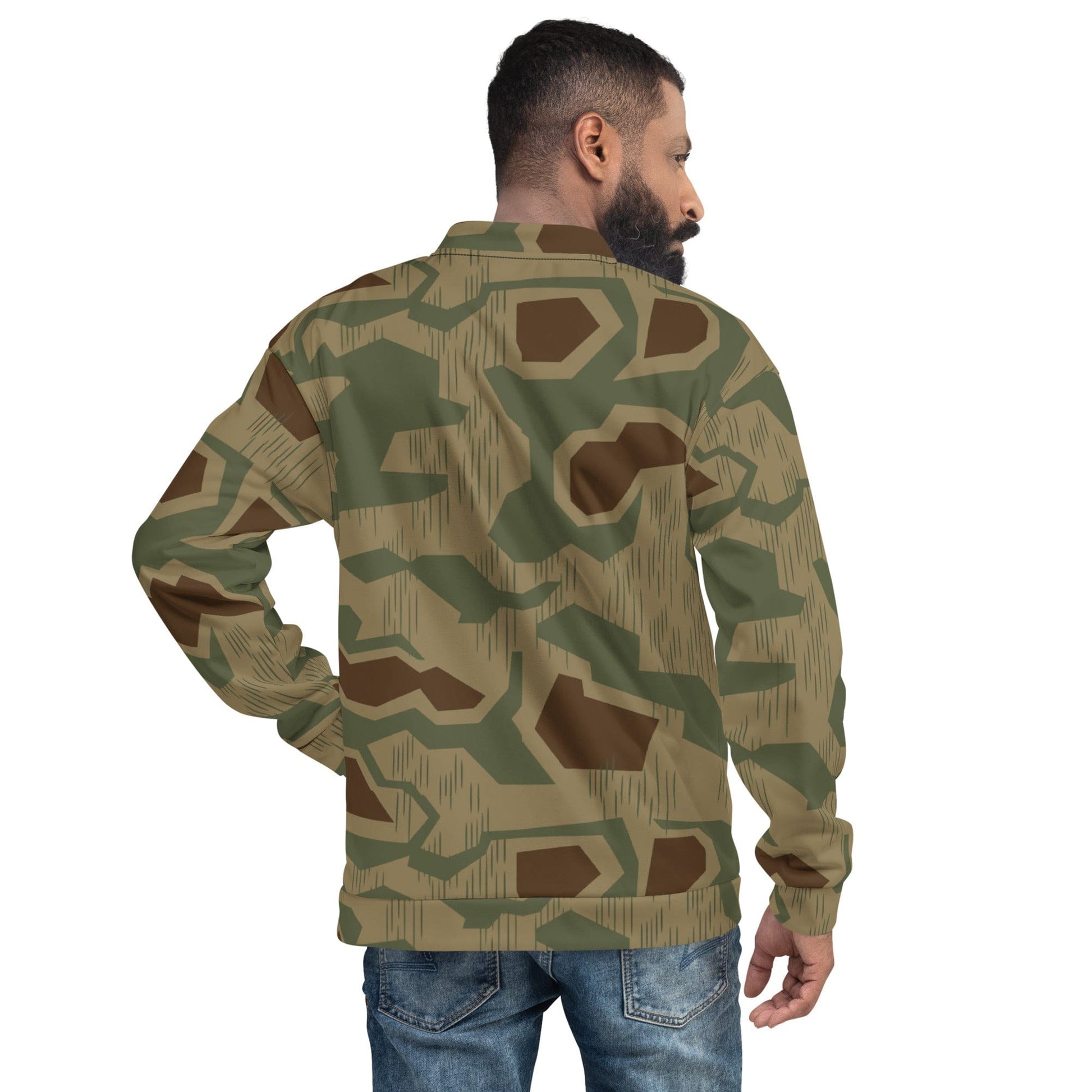 German WW2 Sumpfmuster 43 CAMO Unisex Bomber Jacket