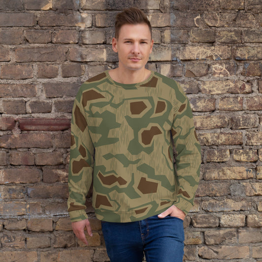 German WW2 Sumpfmuster 43 CAMO Unisex Sweatshirt - XS