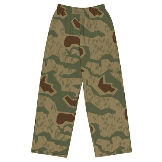 German WW2 Sumpfmuster 43 CAMO unisex wide-leg pants - 2XS - Unisex Wide-Leg Pants