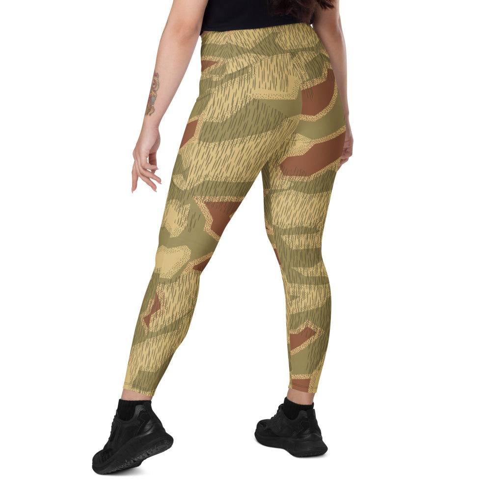 German WW2 Sumpfmuster 44 CAMO Leggings with pockets - Womens With Pockets