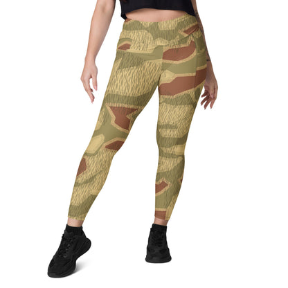 German WW2 Sumpfmuster 44 CAMO Leggings with pockets - Womens With Pockets