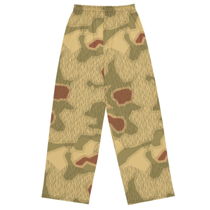 German WW2 Sumpfmuster 44 CAMO unisex wide-leg pants - Unisex Wide-Leg Pants