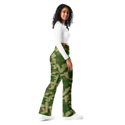 German WW2 Sumpfmuster Marsh CAMO Flare leggings - Womens Leggings