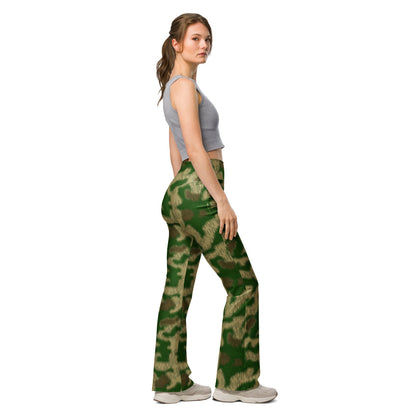 German WW2 Sumpfmuster Marsh CAMO Flare leggings - Womens Leggings