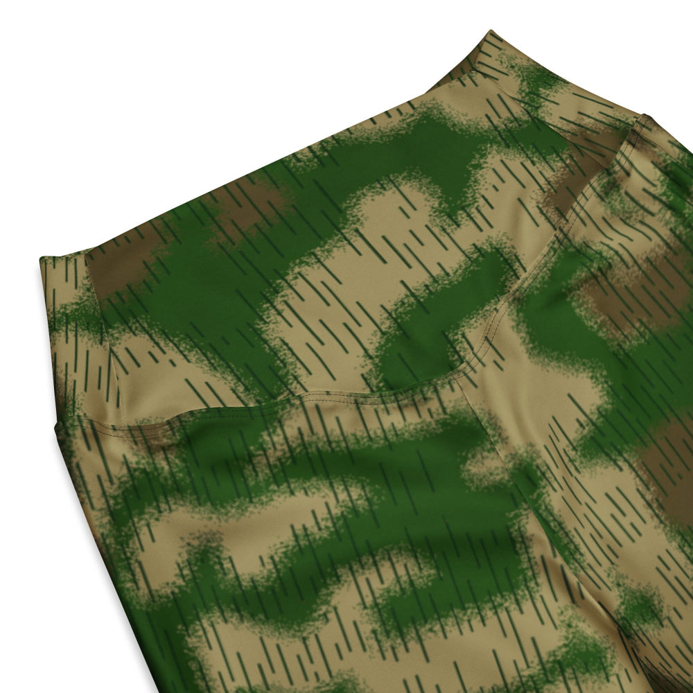 German WW2 Sumpfmuster Marsh CAMO Flare leggings - Womens Leggings