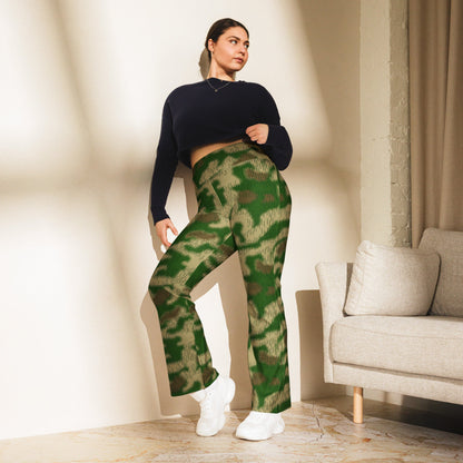 German WW2 Sumpfmuster Marsh CAMO Flare leggings - Womens Leggings