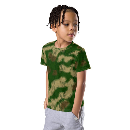 German WW2 Sumpfmuster Marsh CAMO Kids crew neck t-shirt - Crew Neck T-shirt