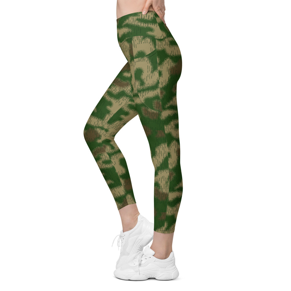 German WW2 Sumpfmuster Marsh CAMO Leggings with pockets - Womens With Pockets