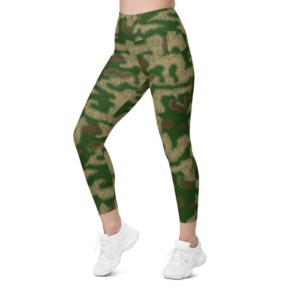 German WW2 Sumpfmuster Marsh CAMO Leggings with pockets - Womens With Pockets