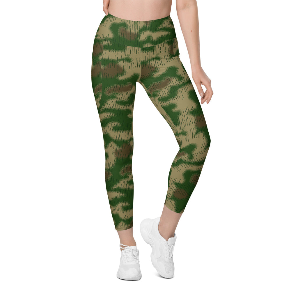 German WW2 Sumpfmuster Marsh CAMO Leggings with pockets - Womens With Pockets