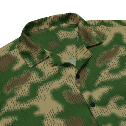 German WW2 Sumpfmuster Marsh CAMO Unisex button shirt - Button Shirt