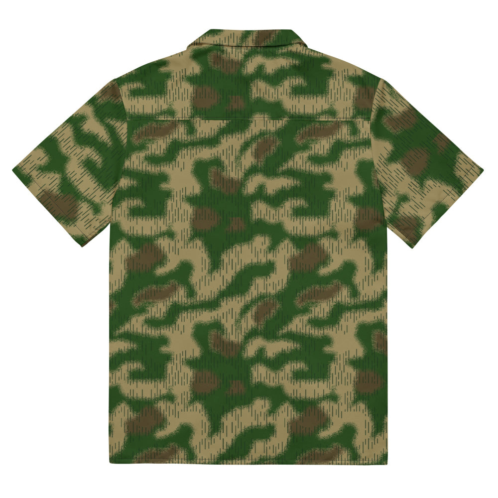 German WW2 Sumpfmuster Marsh CAMO Unisex button shirt - Button Shirt