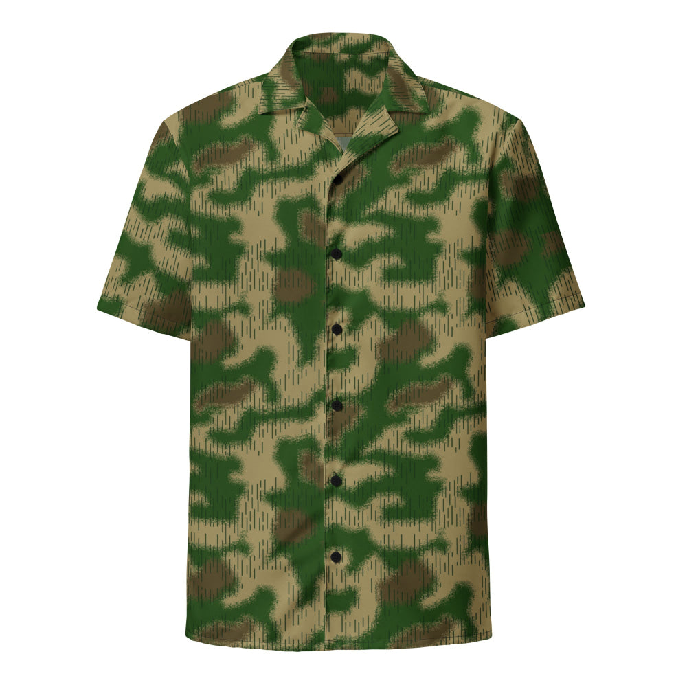 German WW2 Sumpfmuster Marsh CAMO Unisex button shirt - Button Shirt