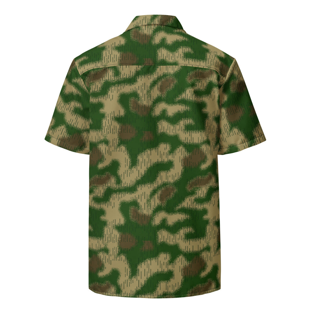 German WW2 Sumpfmuster Marsh CAMO Unisex button shirt - Button Shirt