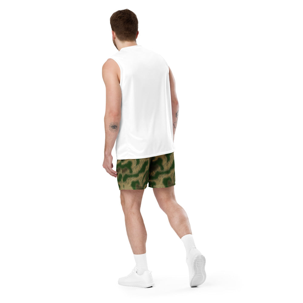 German WW2 Sumpfmuster Marsh CAMO Unisex mesh shorts - Mesh Shorts