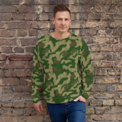 German WW2 Sumpfmuster Marsh CAMO Unisex Sweatshirt - XS