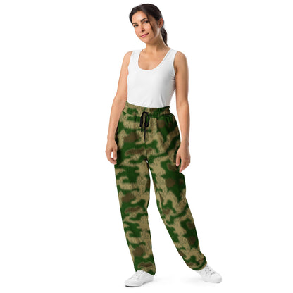 German WW2 Sumpfmuster Marsh CAMO Wide-leg joggers - Unisex Joggers