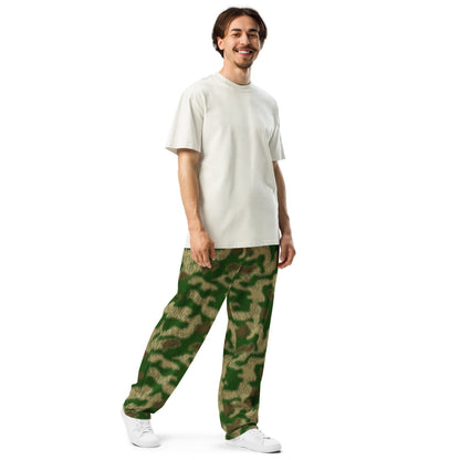 German WW2 Sumpfmuster Marsh CAMO Wide-leg joggers - Unisex Joggers