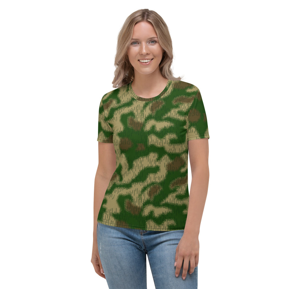 German WW2 Sumpfmuster Marsh CAMO Women’s T-shirt - XS - Womens T-Shirt