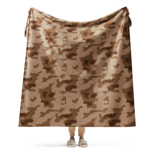 German WW2 Where Eagles Dare Movie Sumpfmuster CAMO Sherpa blanket - 60″×80″ - Blanket