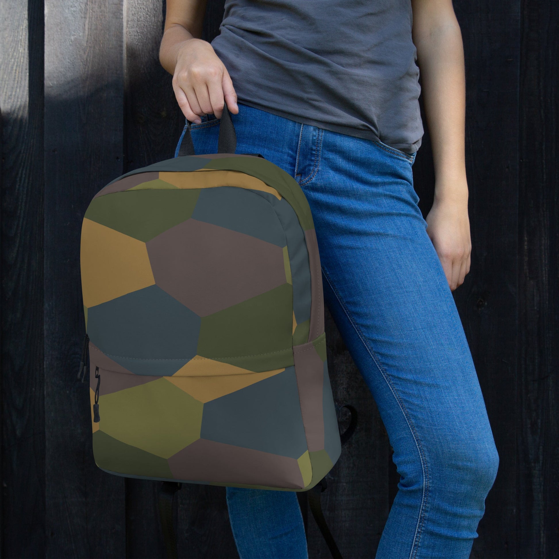 German WWI 5-Color Lozenge Aircraft CAMO Backpack