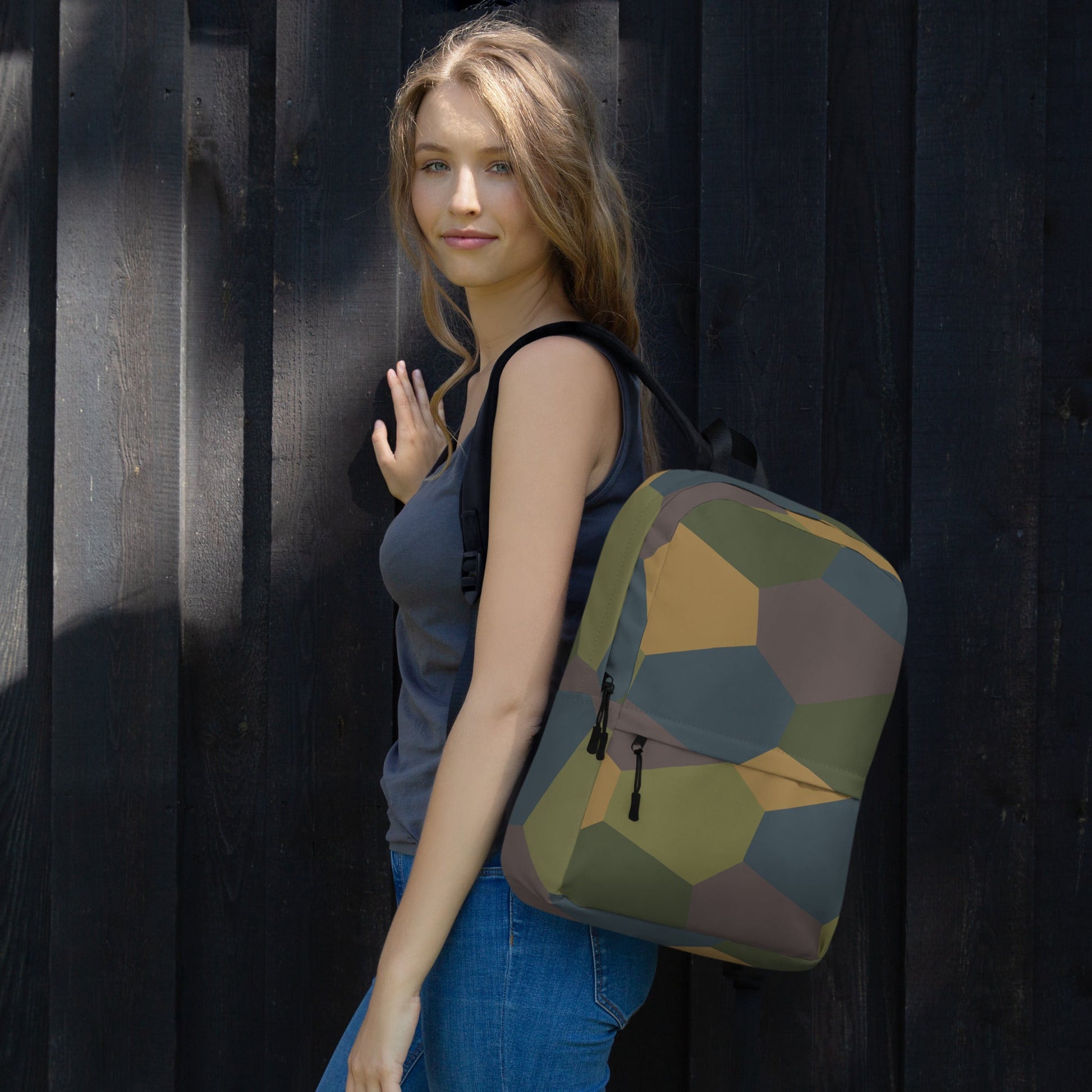 German WWI 5-Color Lozenge Aircraft CAMO Backpack