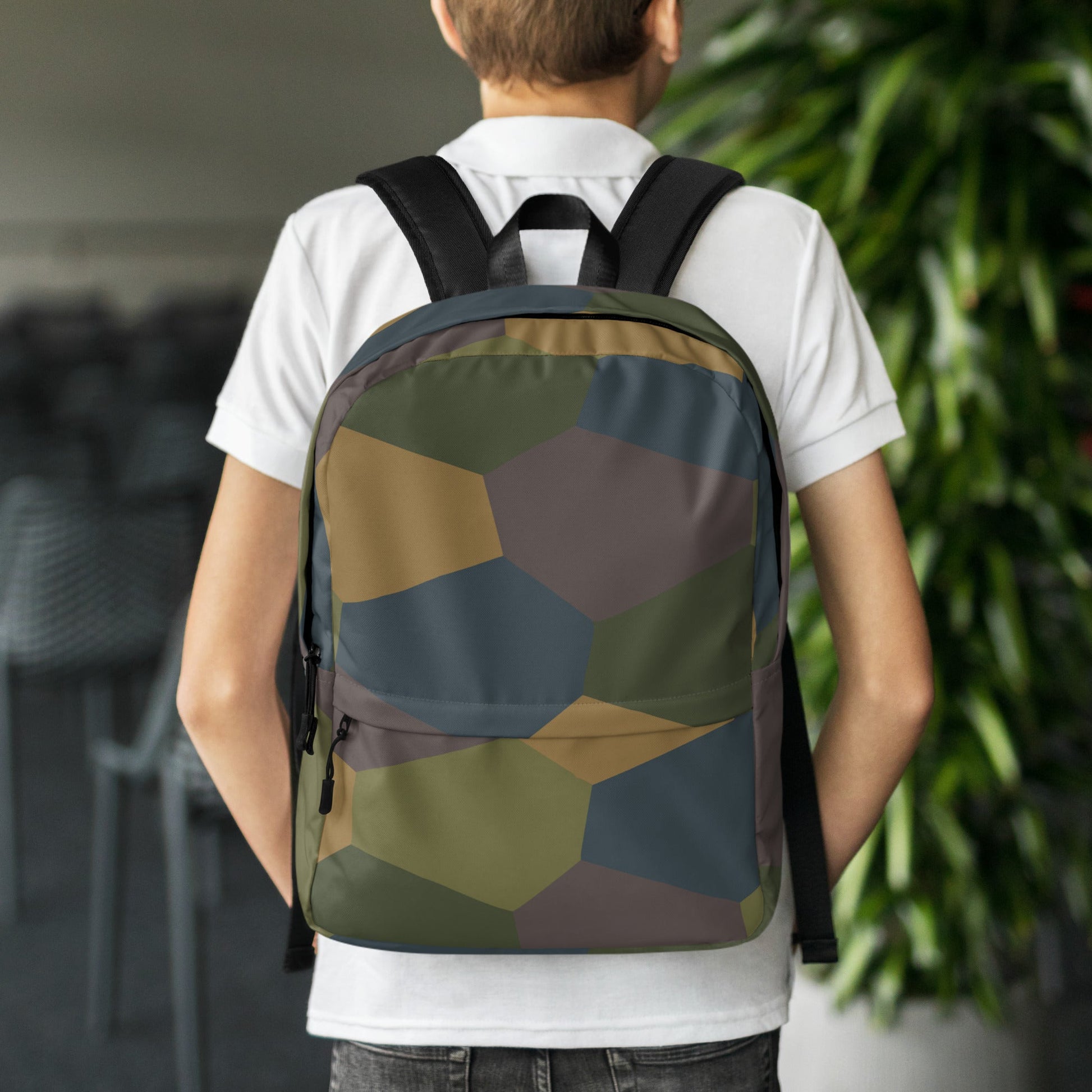 German WWI 5-Color Lozenge Aircraft CAMO Backpack