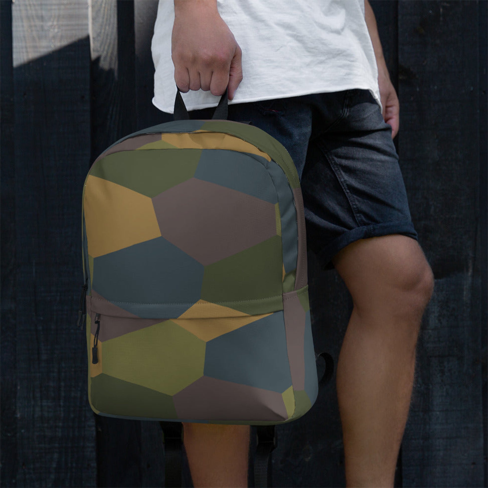 German WWI 5-Color Lozenge Aircraft CAMO Backpack
