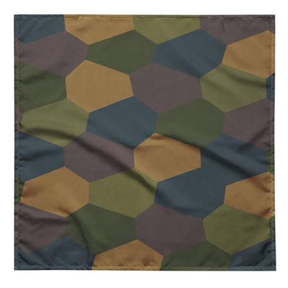 German WWI 5-Color Lozenge Aircraft CAMO Bandana - L