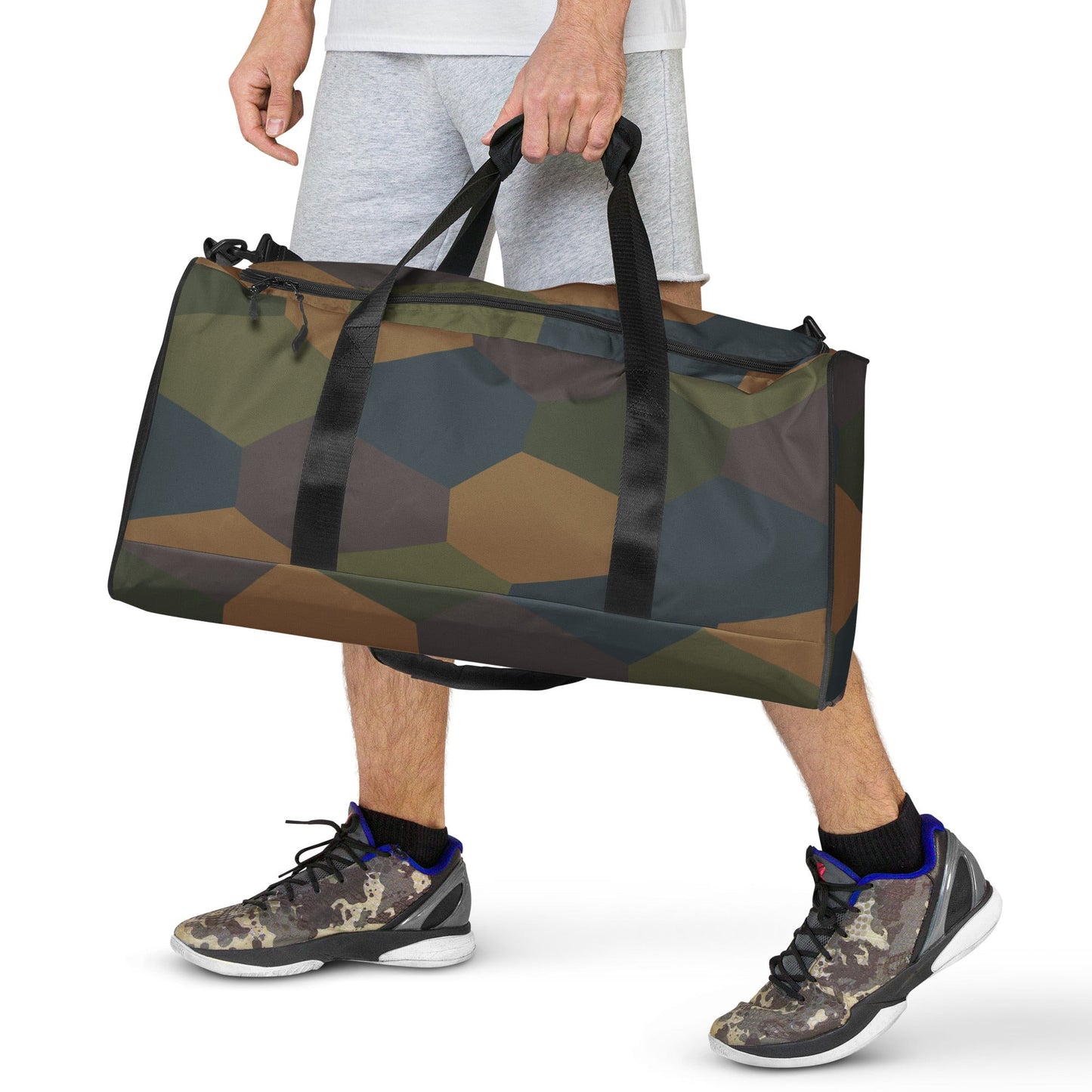 German WWI 5-Color Lozenge Aircraft CAMO Duffle Bag