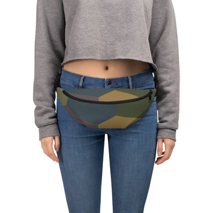 German WWI 5-Color Lozenge Aircraft CAMO Fanny Pack