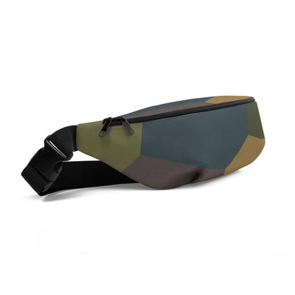 German WWI 5-Color Lozenge Aircraft CAMO Fanny Pack