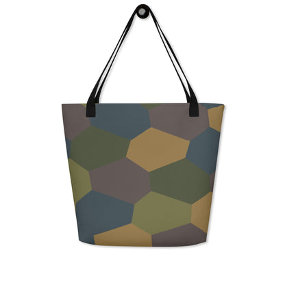 German WWI 5-Color Lozenge Aircraft CAMO Large Tote Bag