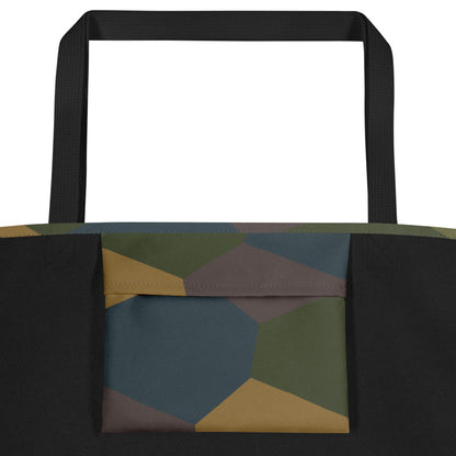 German WWI 5-Color Lozenge Aircraft CAMO Large Tote Bag