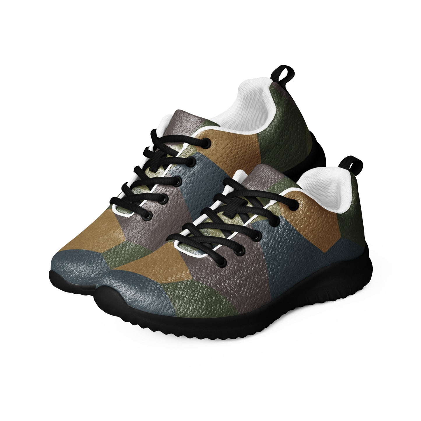 German WWI 5-Color Lozenge Aircraft CAMO Mens Athletic Shoes