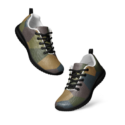 German WWI 5-Color Lozenge Aircraft CAMO Mens Athletic Shoes